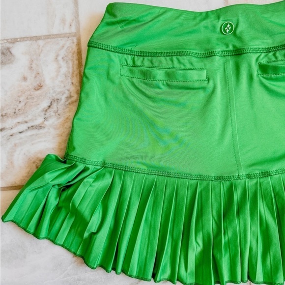 EUC | JoFit Knife Pleat Skort 14.5” | Vivid Green | Size:XS 🎾⛳️ - Picture 12 of 16